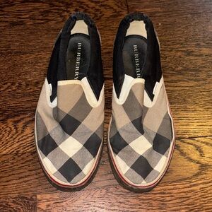 Worn Burberry shoes